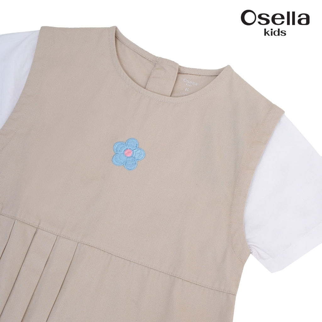 Osella Blossom Pleated Dress