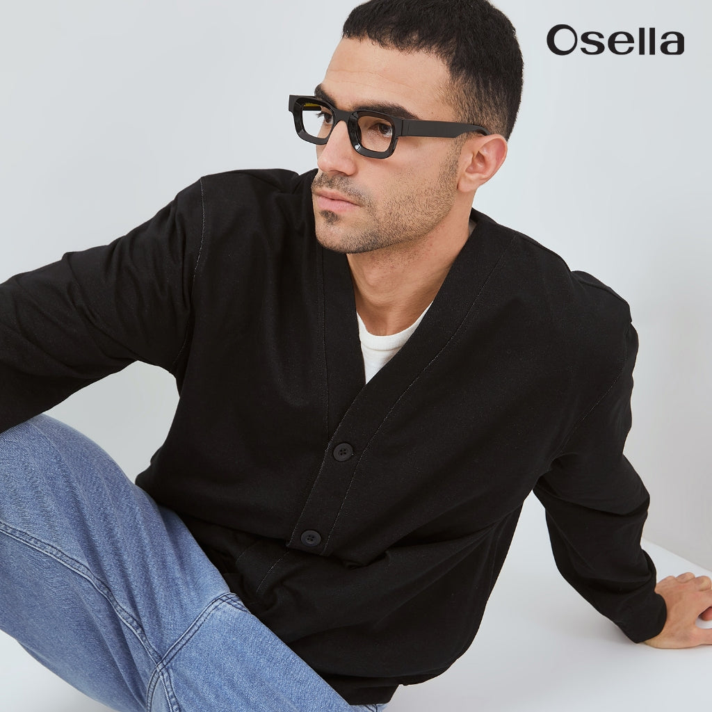 Osella Denim Look Cardigan