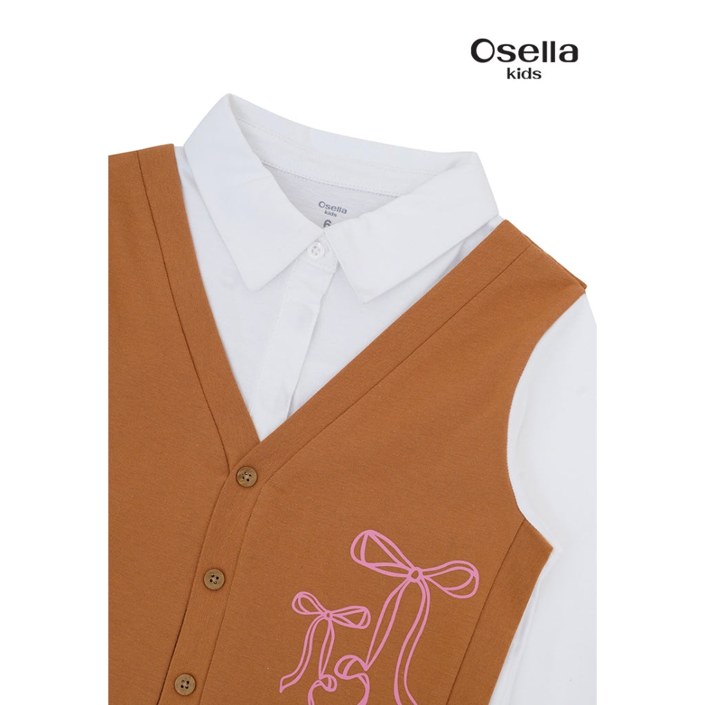 Osella Chloe Ribbon Vest With Inner Combination