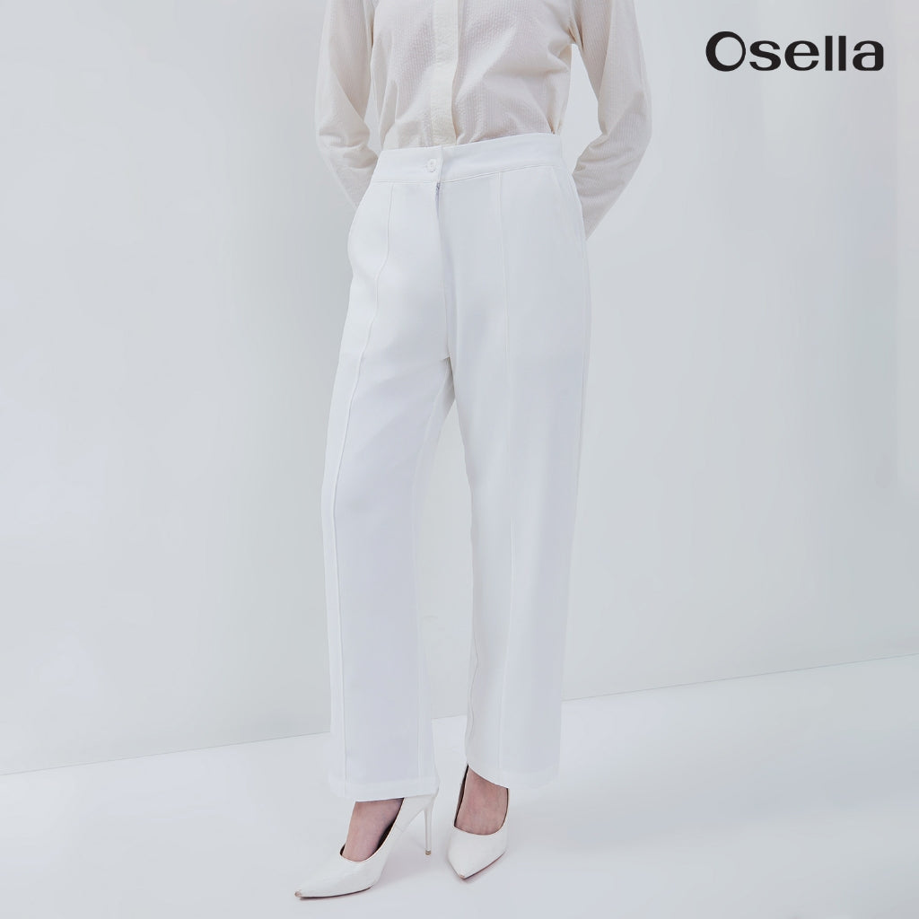 Osella Sera Wide Leg Pants Comfortable High-Waist Pants 21816601 | Celana Panjang Wanita