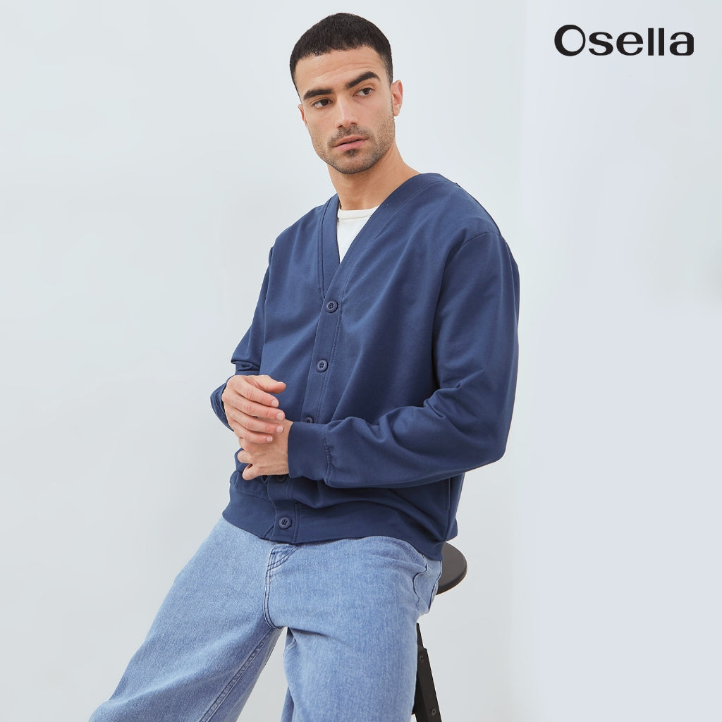 Osella Denim Look Cardigan