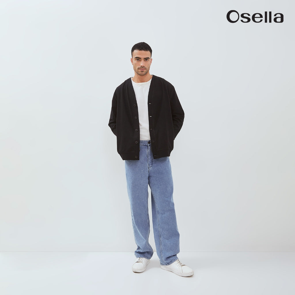 Osella Denim Look Cardigan
