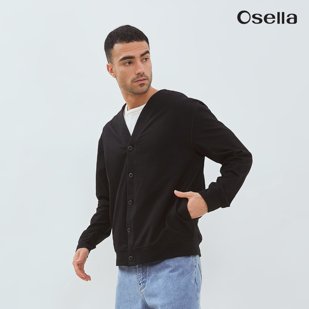 Osella Denim Look Cardigan