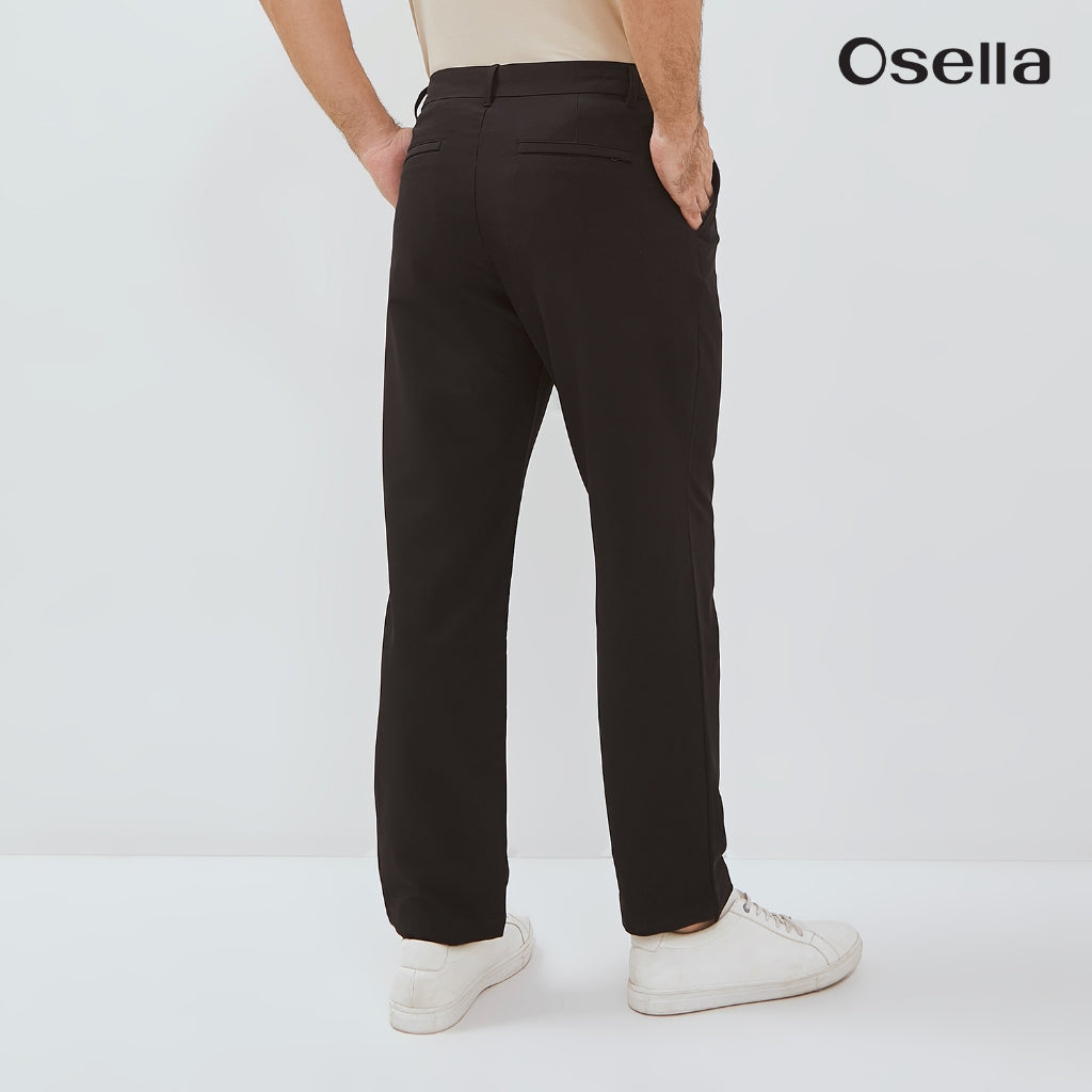 Osella Axel Stretch Straight-Fit Trousers 20815002 | Celana Panjang Pria