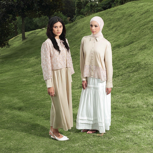 Osella Layla Embroidered Outer Set Maxi Dress