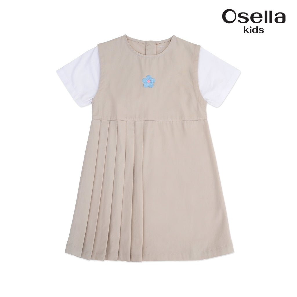 Osella Blossom Pleated Dress