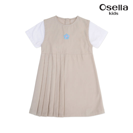 Osella Blossom Pleated Dress