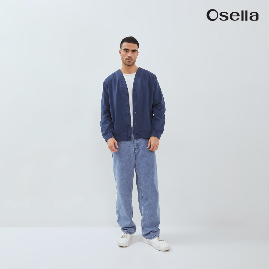 Osella Denim Look Cardigan