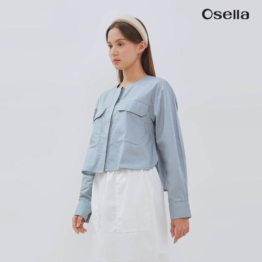 Osella Zora Double Pocket Shacket 21626601 | Outer Lengan Panjang Wanita