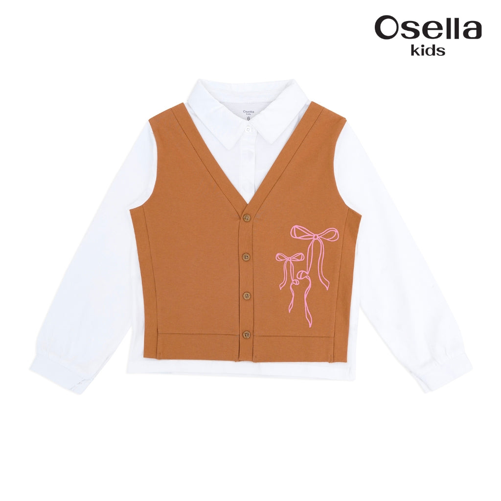 Osella Chloe Ribbon Vest With Inner Combination