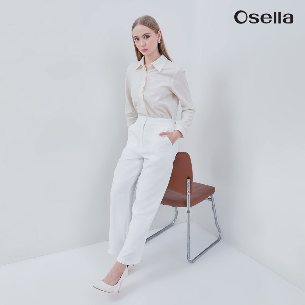 Osella Sera Wide Leg Pants Comfortable High-Waist Pants 21816601 | Celana Panjang Wanita