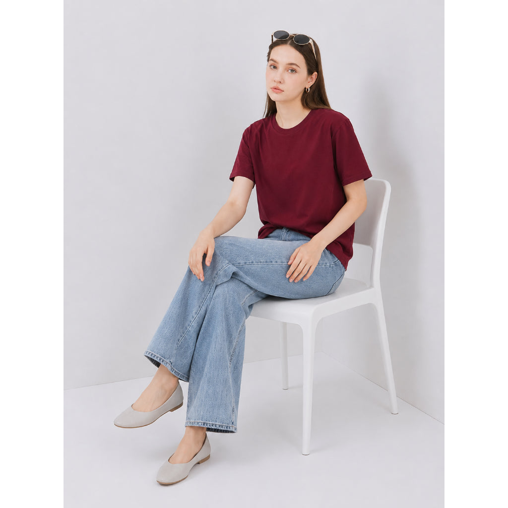 Osella Basic T-Shirt 31726601 | Kaos Basic Lengan Pendek Wanita