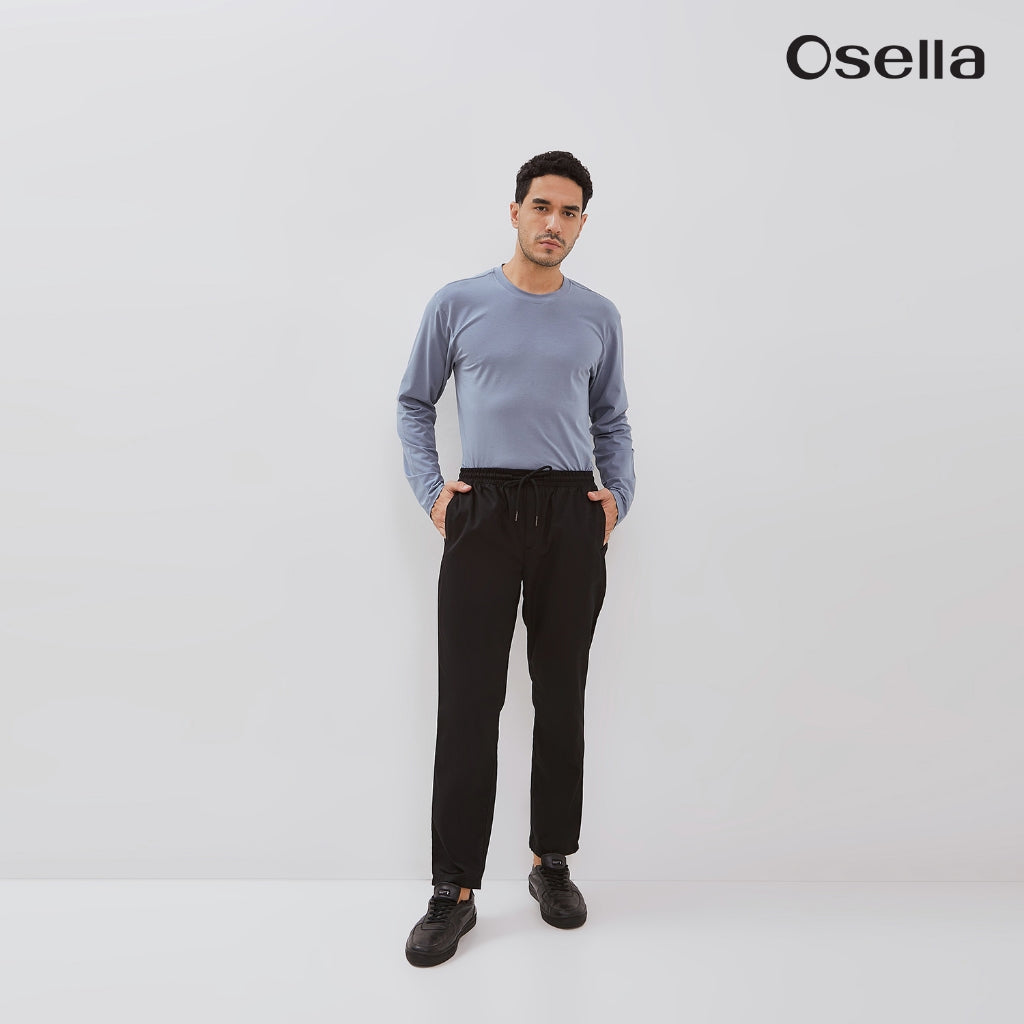 Osella Basic Relaxed Waist Trousers With Adjustable Drawstring
