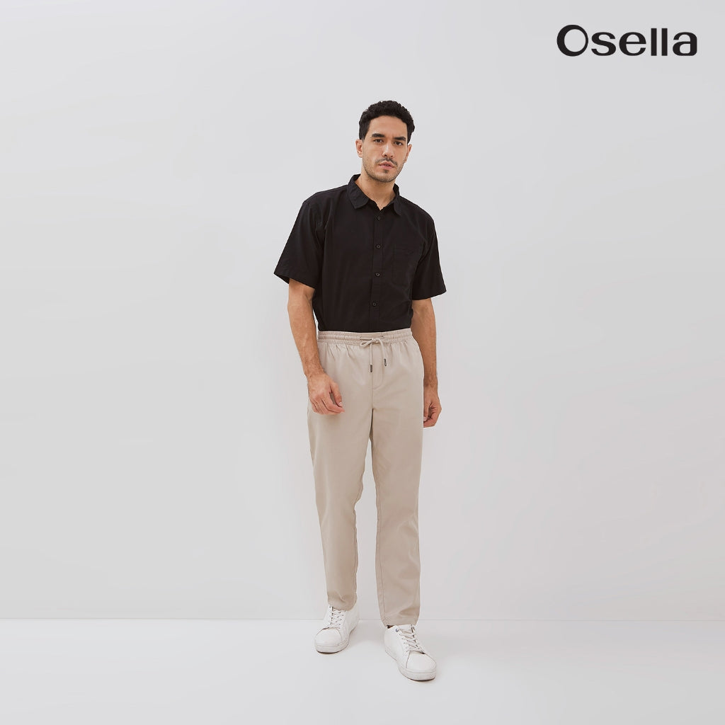 Osella Basic Relaxed Waist Trousers With Adjustable Drawstring