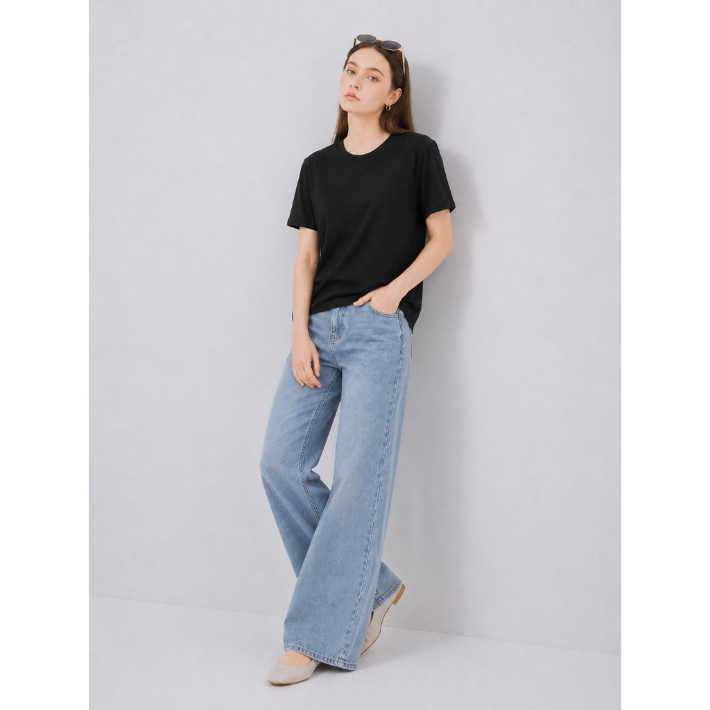 Osella Basic T-Shirt 31726601 | Kaos Basic Lengan Pendek Wanita