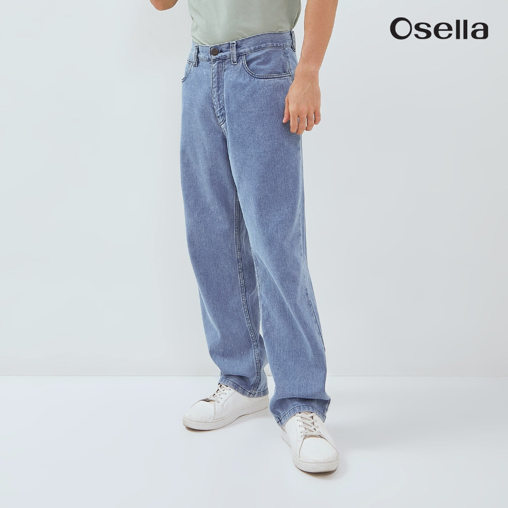 Osella Pedro Baggy Fit Denim 208O6622 | Celana Jeans Panjang Pria