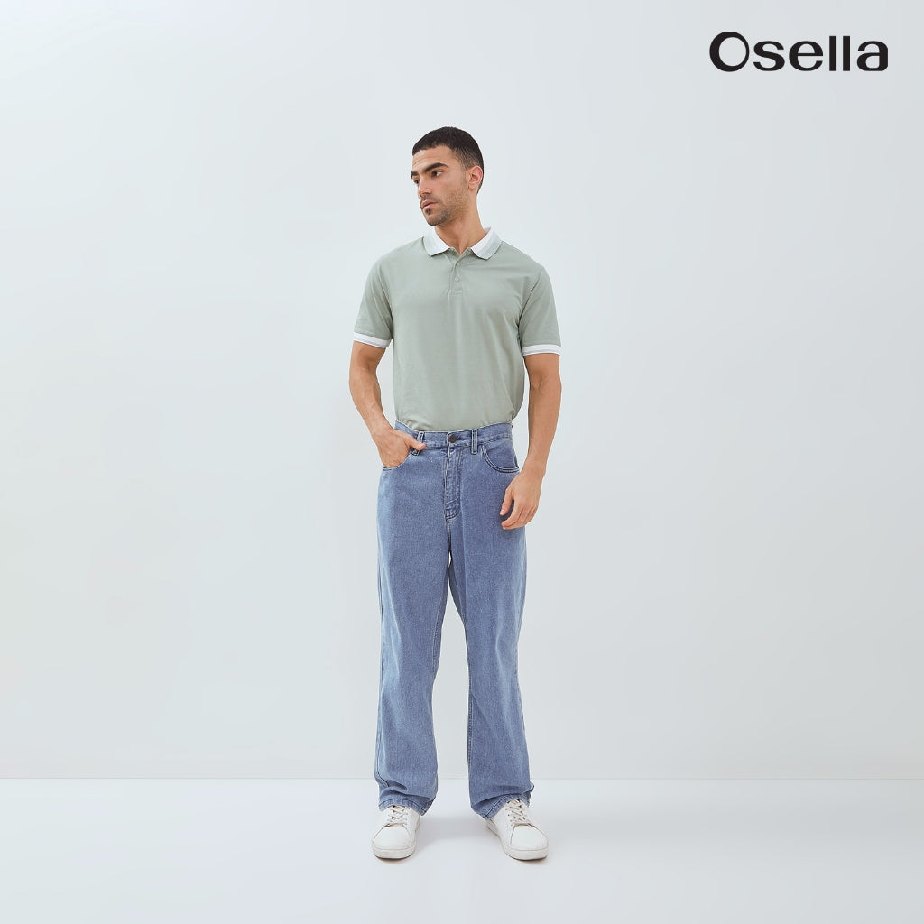 Osella Pedro Baggy Fit Denim 208O6622 | Celana Jeans Panjang Pria