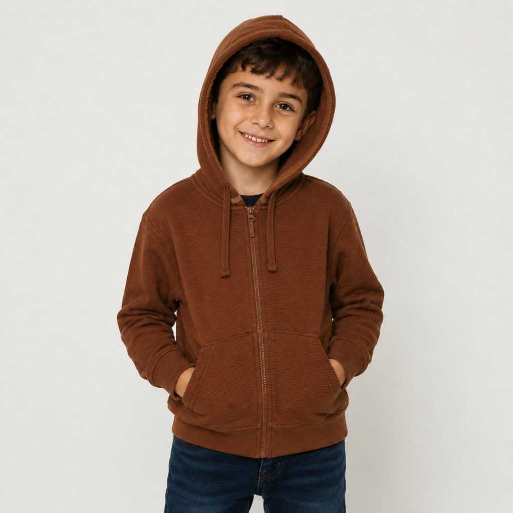 Osella Basic Comfort Hoodie Jacket 32626601 | Jaket Basic Anak Laki Laki