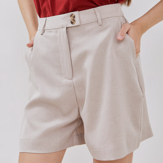 Osella Leighton High-Waist Elastic Shorts