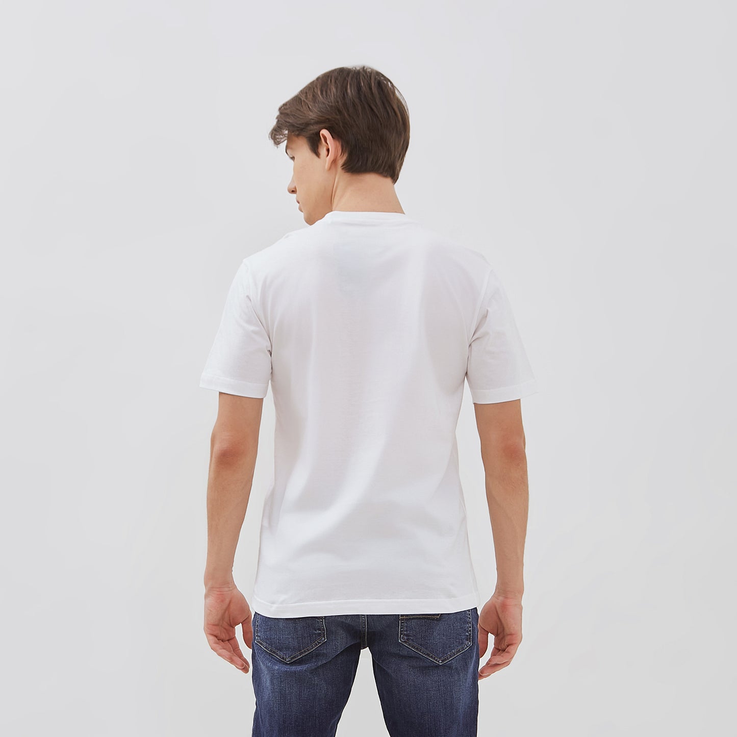 Osella Regular Fit Print Decade T-Shirt In White