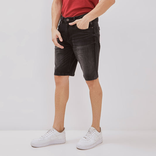 Osella Peter Shorts Jeans In Dark Grey Wash 2086400143