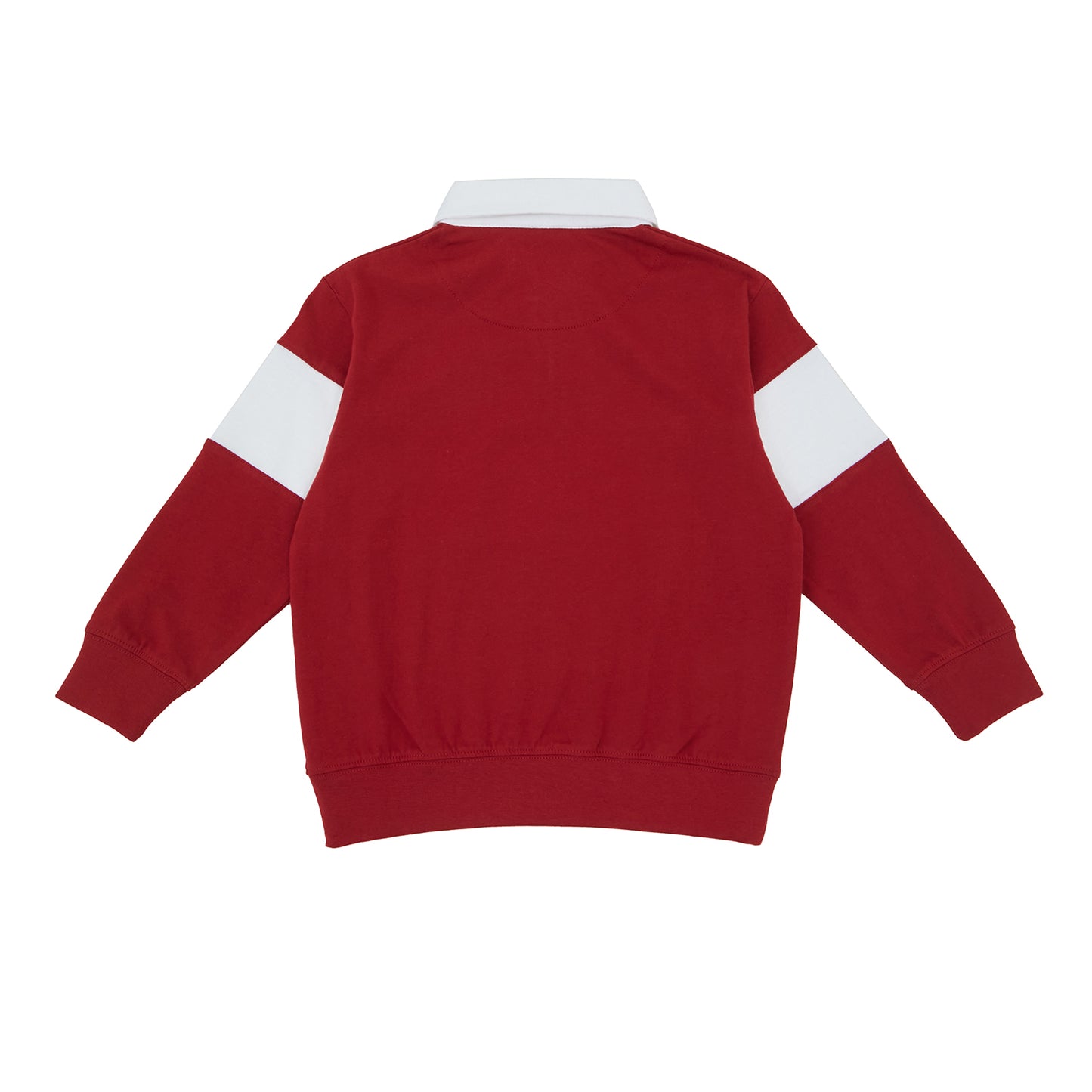 Osella Cut And Sewn Collared Sweatshirt In Maroon